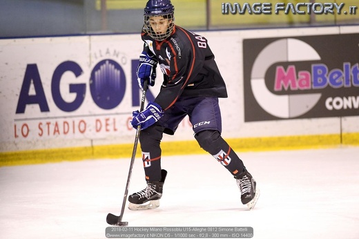 2018-02-11 Hockey Milano Rossoblu U15-Alleghe 0812 Simone Battelli